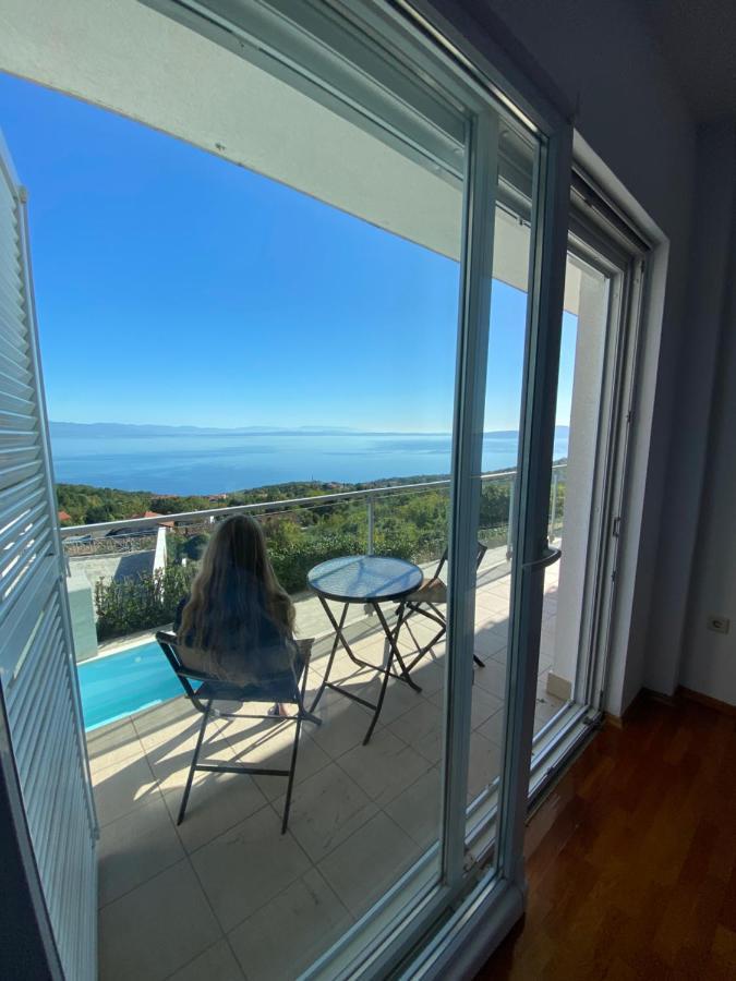 Luxury Villa Eternity - Marvelous Sea View - Box Spring Beds - Opatija-Poljane Exteriör bild