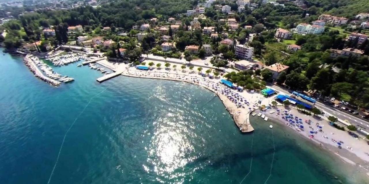 Luxury Villa Eternity - Marvelous Sea View - Box Spring Beds - Opatija-Poljane Exteriör bild