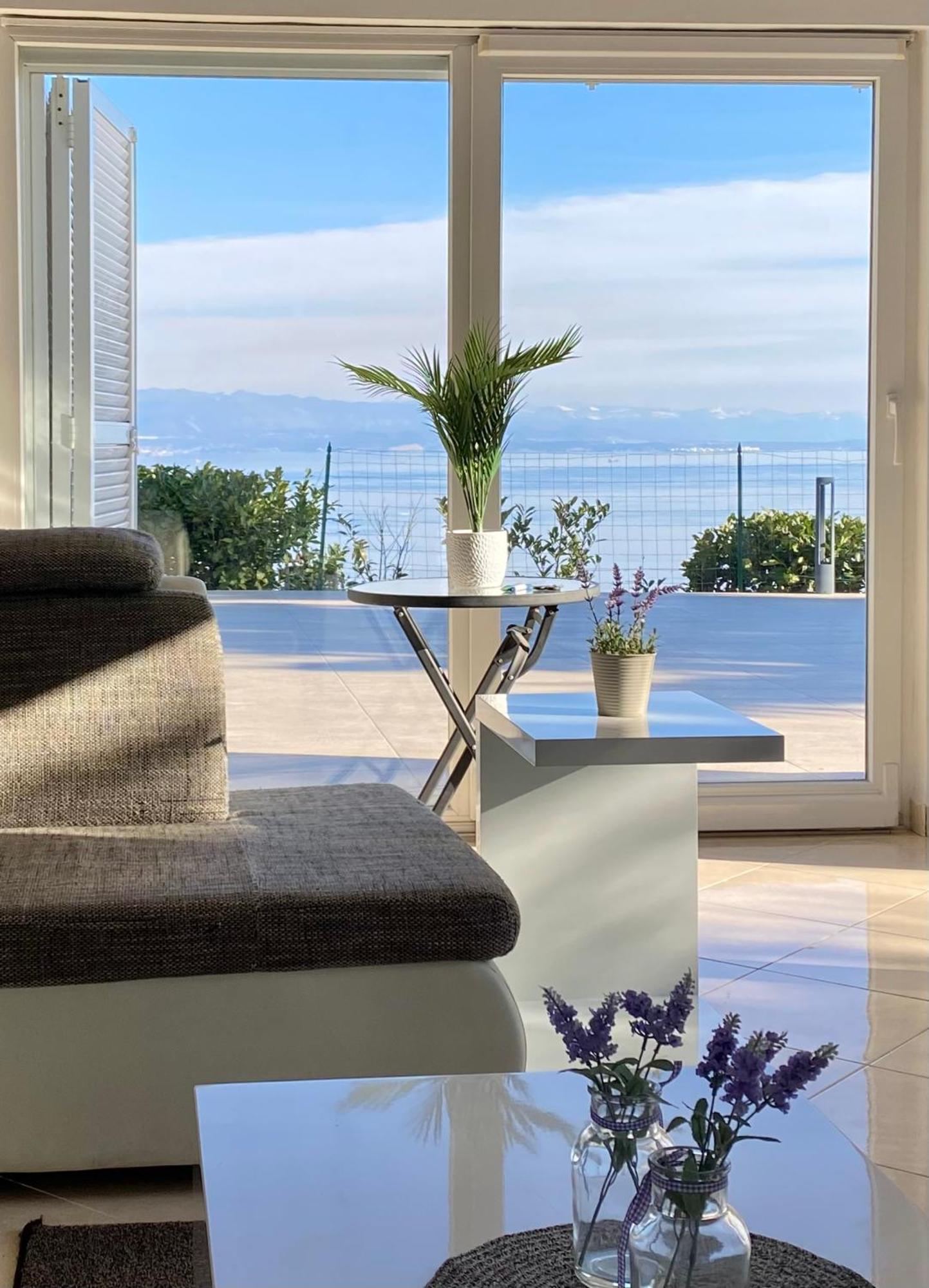 Luxury Villa Eternity - Marvelous Sea View - Box Spring Beds - Opatija-Poljane Exteriör bild