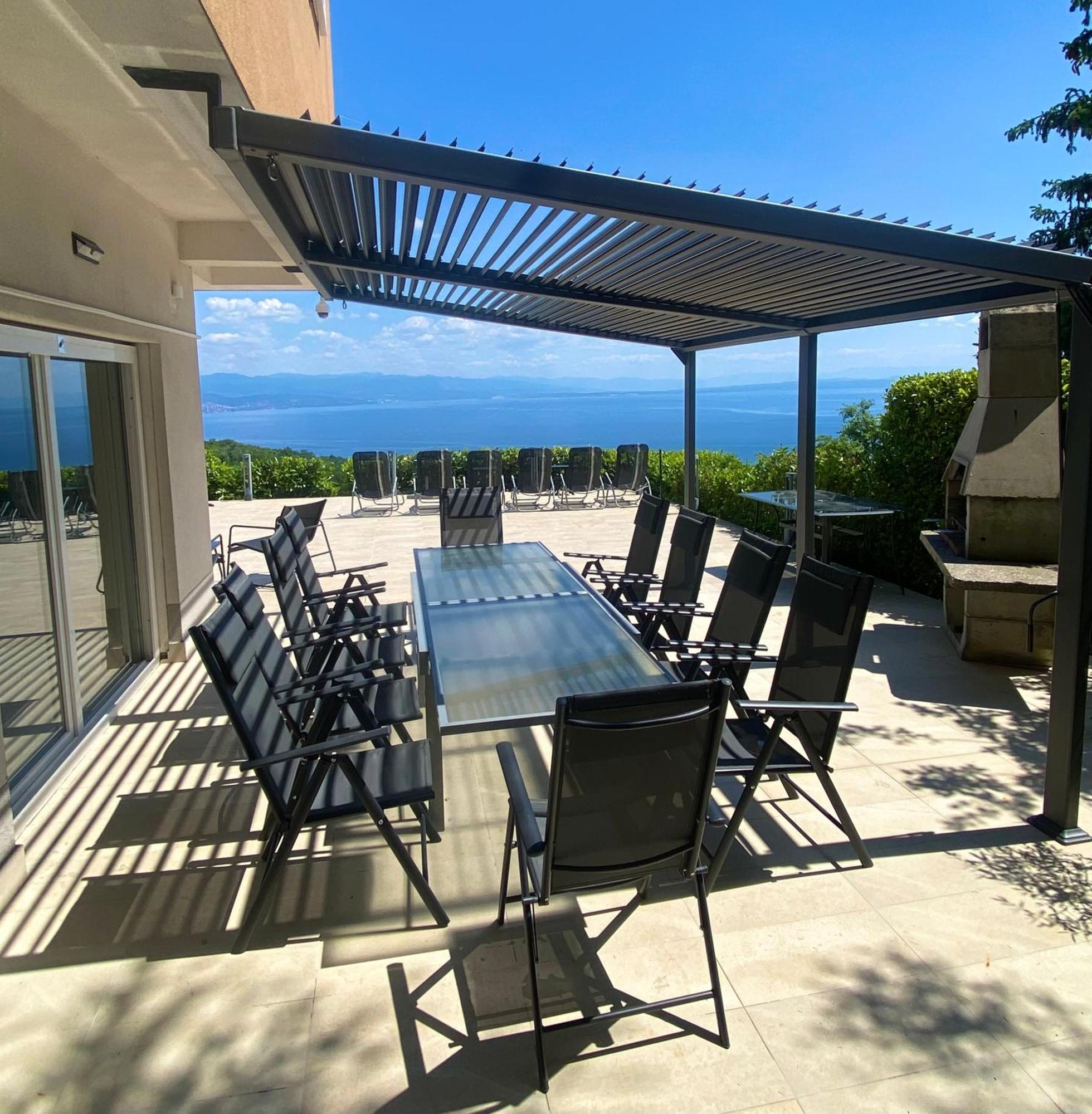 Luxury Villa Eternity - Marvelous Sea View - Box Spring Beds - Opatija-Poljane Exteriör bild