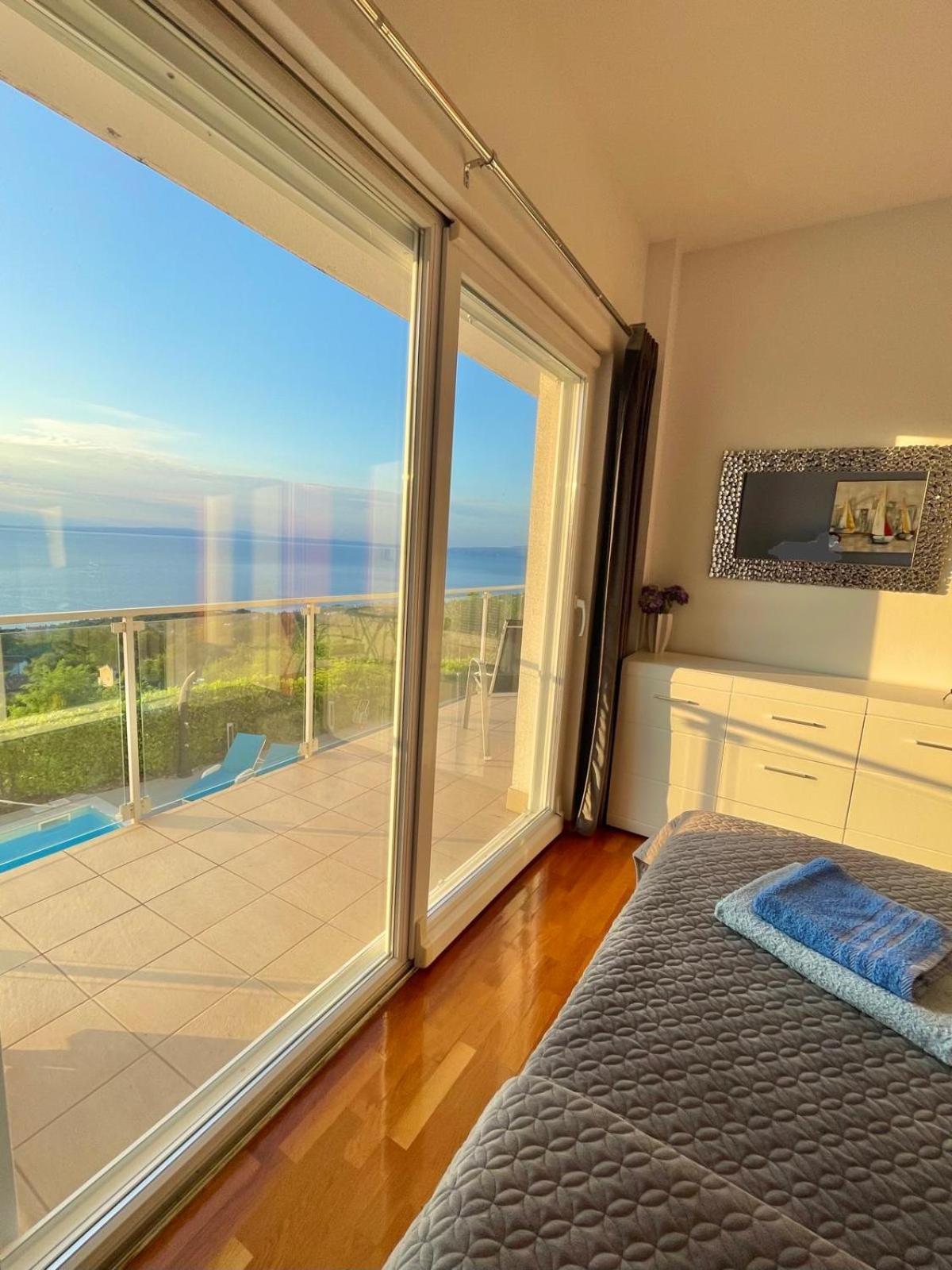 Luxury Villa Eternity - Marvelous Sea View - Box Spring Beds - Opatija-Poljane Exteriör bild