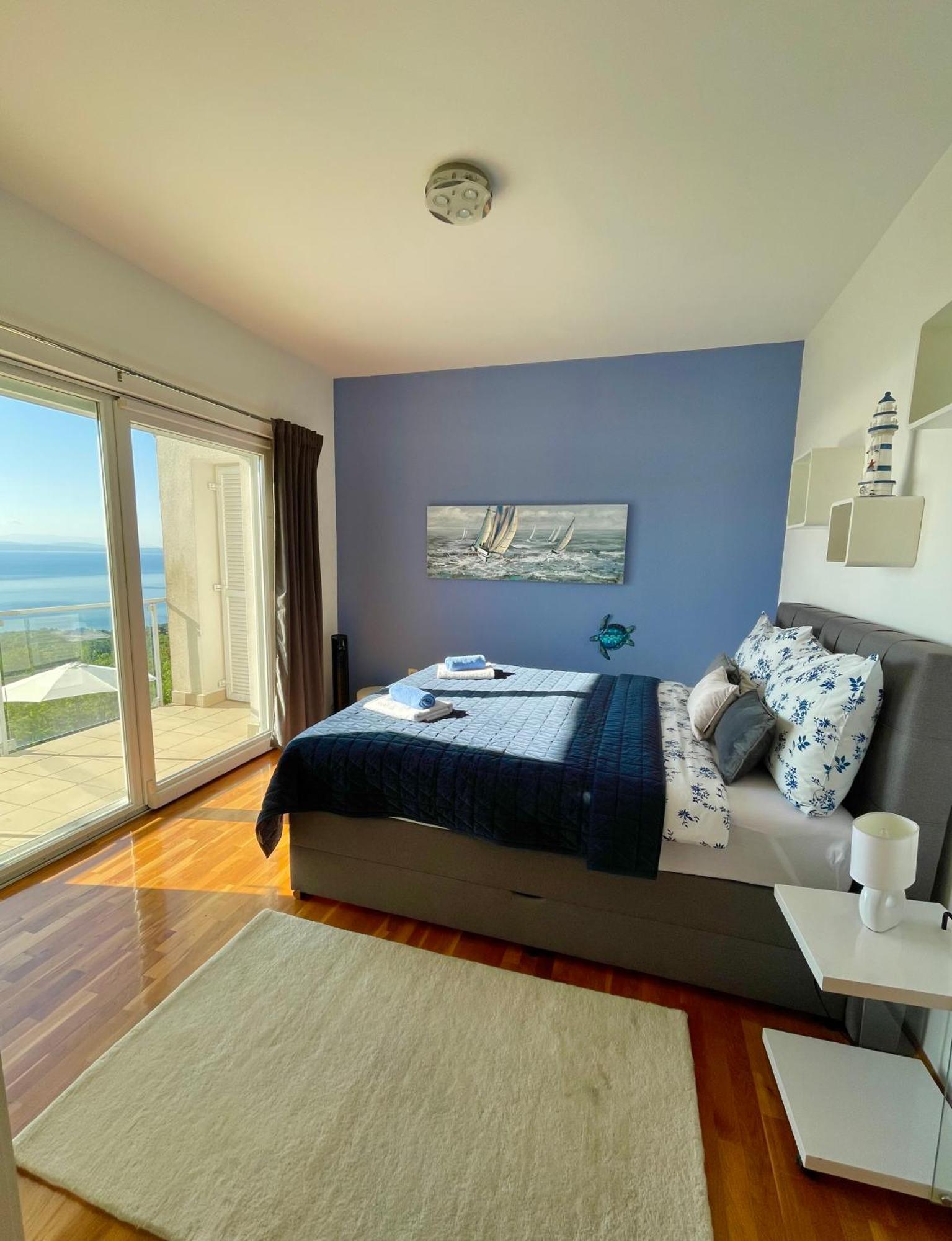 Luxury Villa Eternity - Marvelous Sea View - Box Spring Beds - Opatija-Poljane Exteriör bild