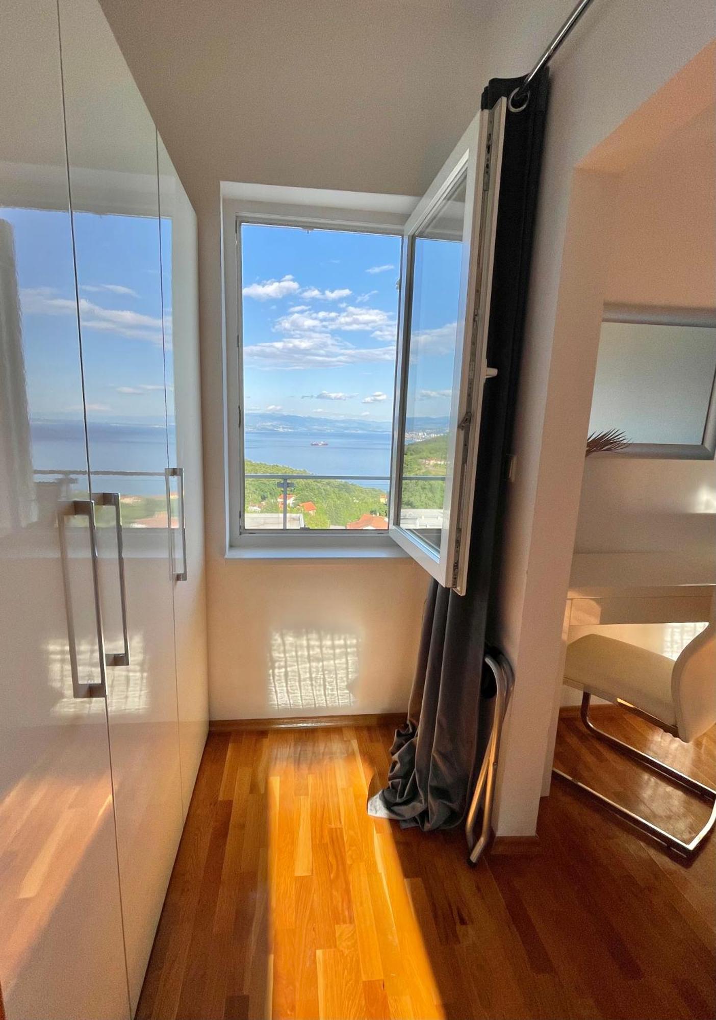 Luxury Villa Eternity - Marvelous Sea View - Box Spring Beds - Opatija-Poljane Exteriör bild