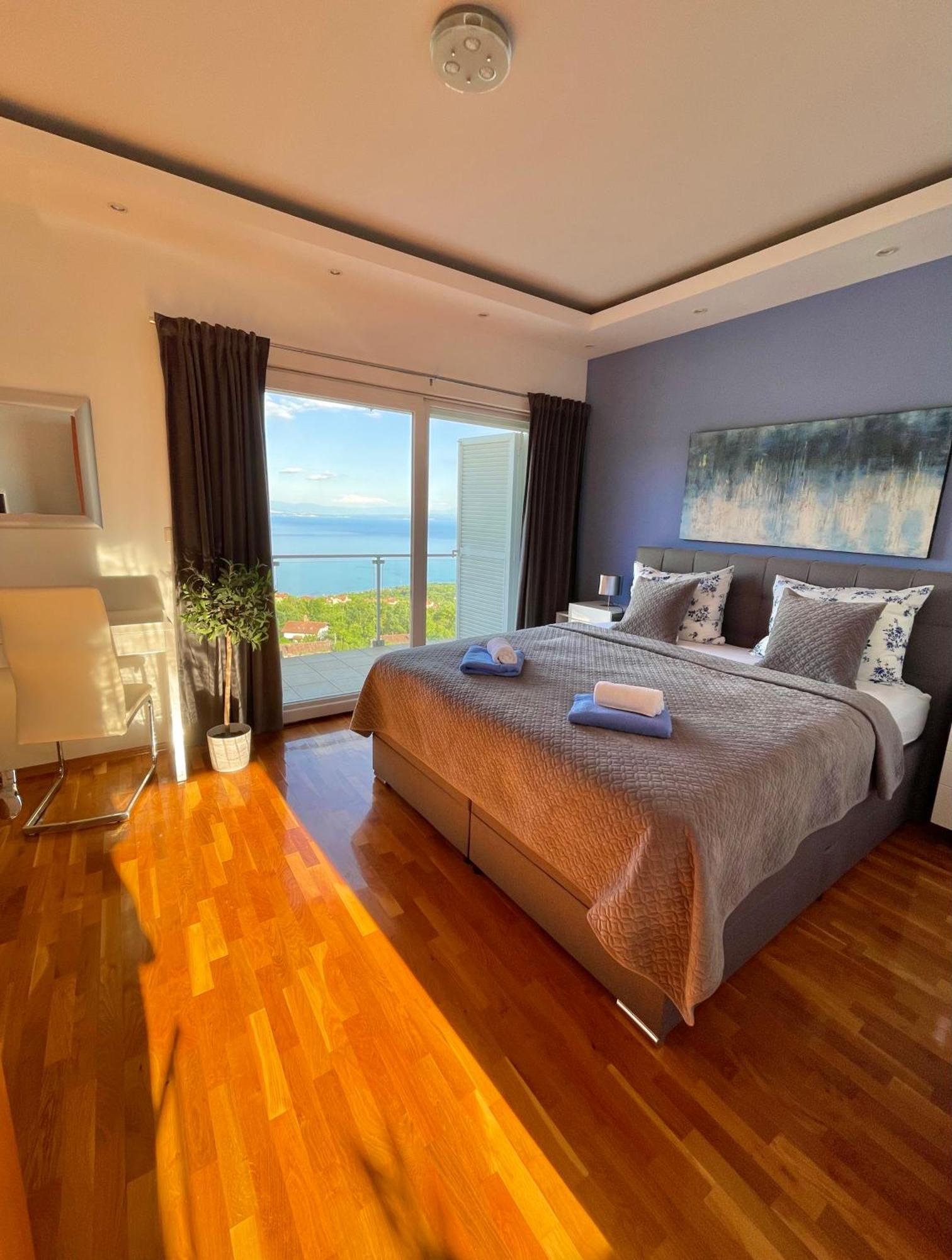 Luxury Villa Eternity - Marvelous Sea View - Box Spring Beds - Opatija-Poljane Exteriör bild